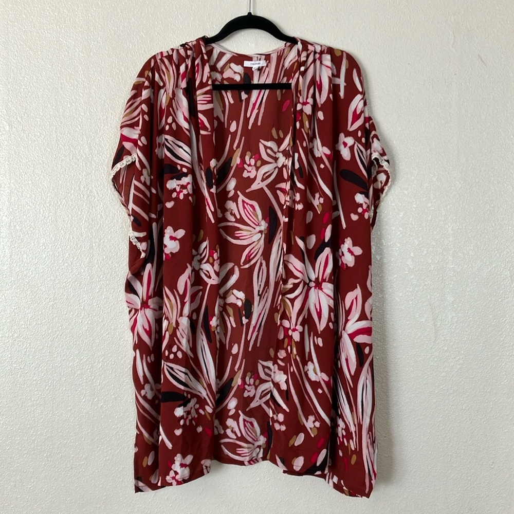 Maurices Open Front Kimono Topper, OS